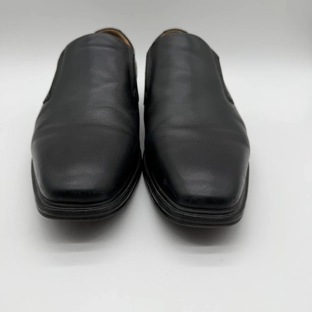 Florsheim Men's Midtown Moc Toe Slip On Black Leather Comfortech Size 12M